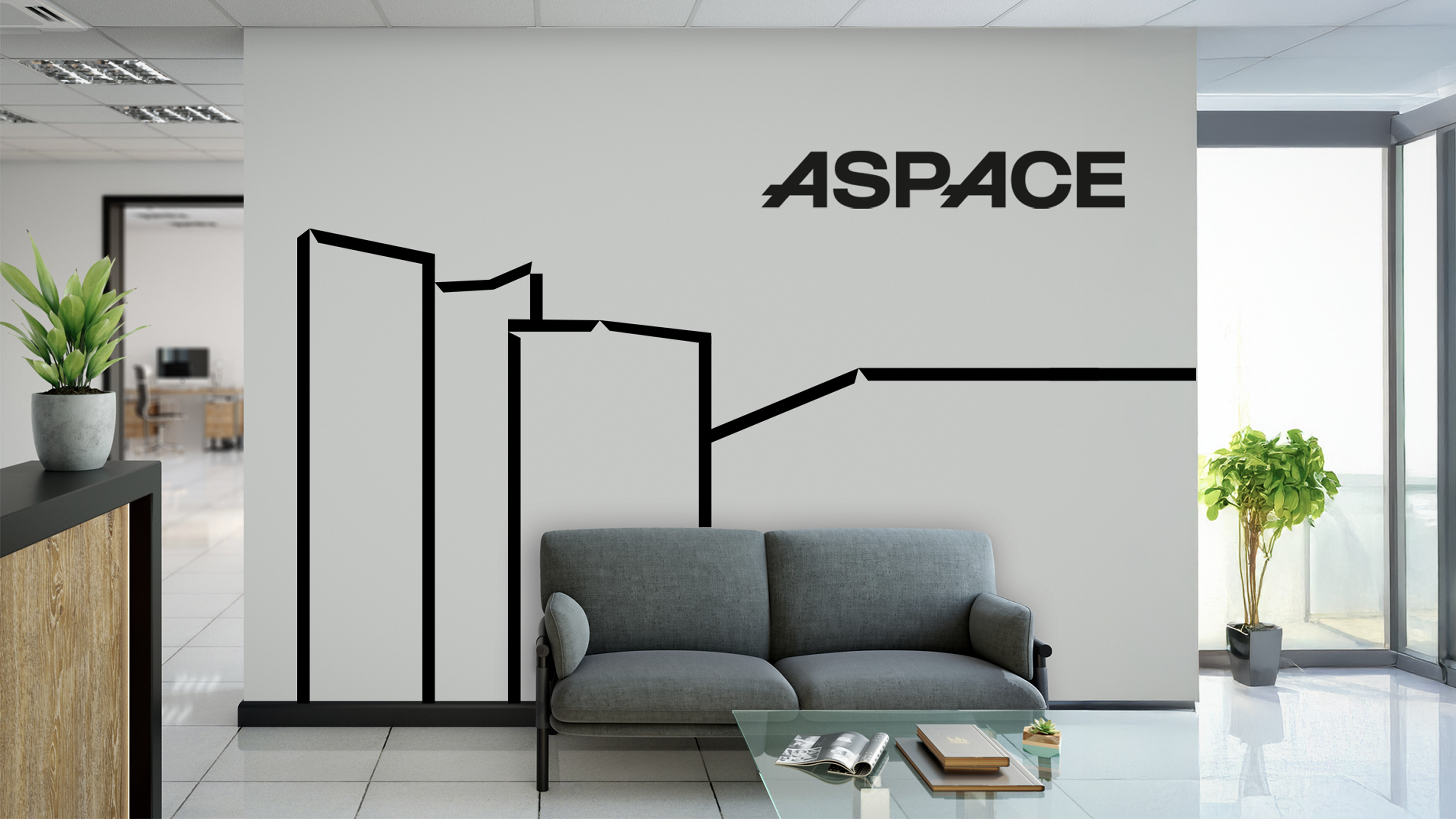 Фирменные очертания объектов Aspace Group